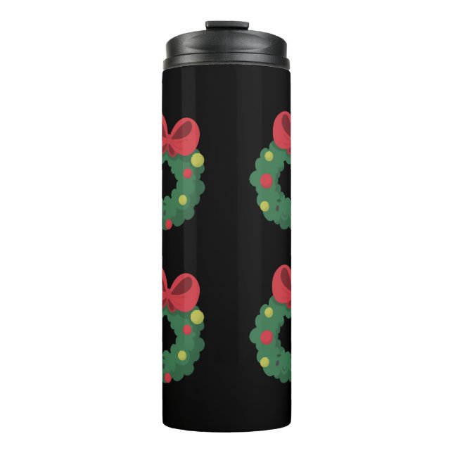 Garrafa Térmica Wreath Nightmare Antes do Natal (Frente)