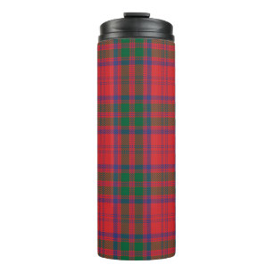 Garrafa Térmica Xadrez Clan Grant Tartan Blue Red Check