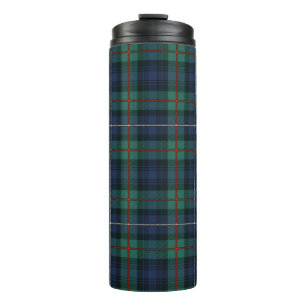 Garrafa Térmica Xadrez Clan Robertson Green Purple Check Tartan
