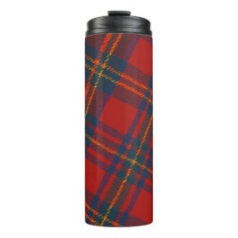 Garrafa Térmica Xadrez Escocês Clássico Vermelho