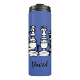 Garrafa Térmica Xadrez Parecido Com Tumbler De Bebida Personalizad