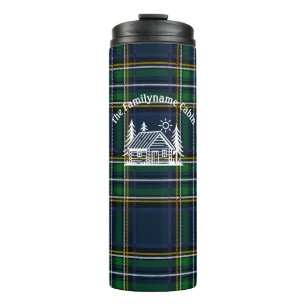 Garrafa Térmica Xadrez Personalizada de Cabine da Família