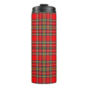 Garrafa Térmica Xadrez Real Stewart Clan Tartan