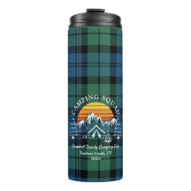 Xadrez Tartan Retro Family Camping Squad Campbell