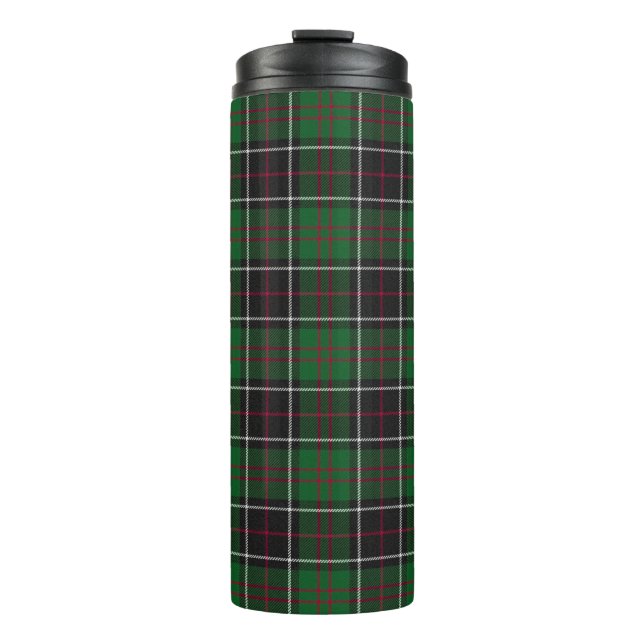 Garrafa Térmica Xadrez Variante Tartan Caça ao Clã Sinclair (Frente)