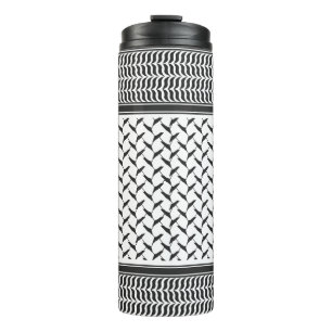 Garrafa Térmica Xale Palestino Hatta Keffiyeh Kufiya