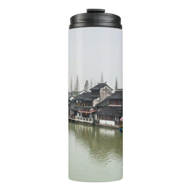 Garrafa Térmica Xangai, China, 30 de março de 2017, Wooden Histori (Frente)