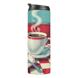 Garrafa Térmica Xícara de Berry, Sorvete e café