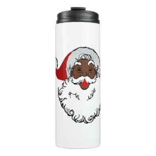 Garrafa Térmica xmas black santa claus