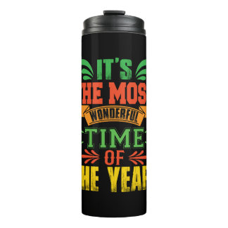Garrafa Térmica Xmas Deu-Lhe Que É O Momento Mais Maravilhoso