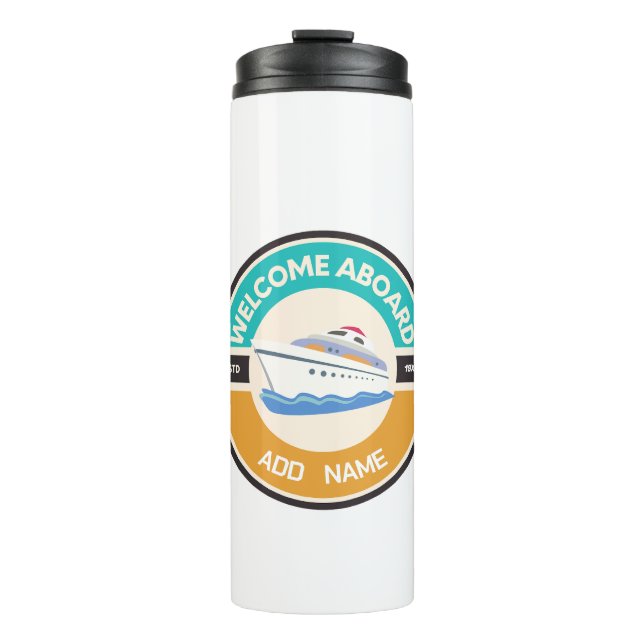 Garrafa Térmica Yacht club marinho Náutico (Frente)