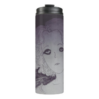 Garrafa Térmica yaie victorian era girl anime style girl