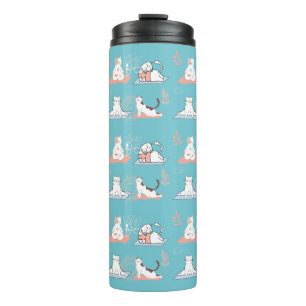 Garrafa Térmica Yoga Cats Lotus