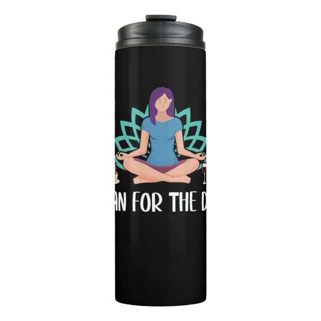 Garrafa Térmica Yoga Lover | Plano Yoga Para O Dia (Frente)