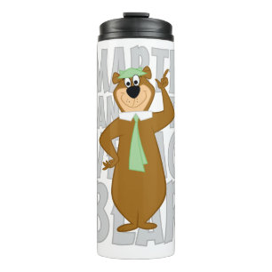 Garrafa Térmica Yogi "Mais Inteligente Que O Urso Médio"