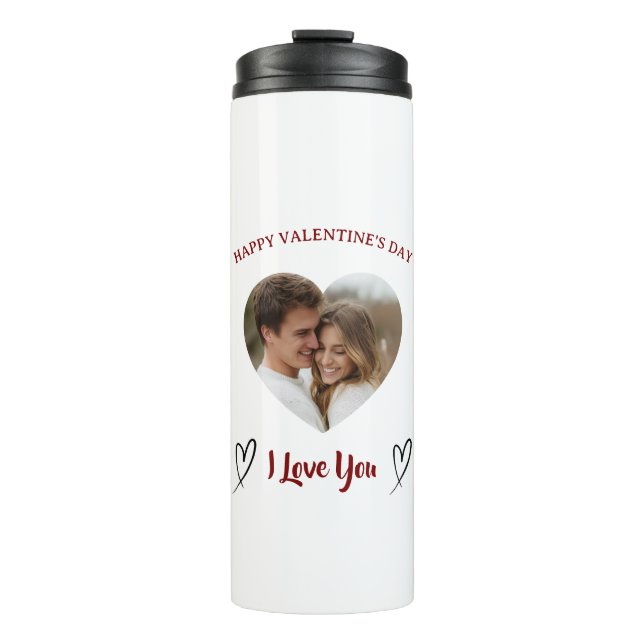Garrafa Térmica You & Me Custom Valentine's Day Thermal Tumbler (Frente)