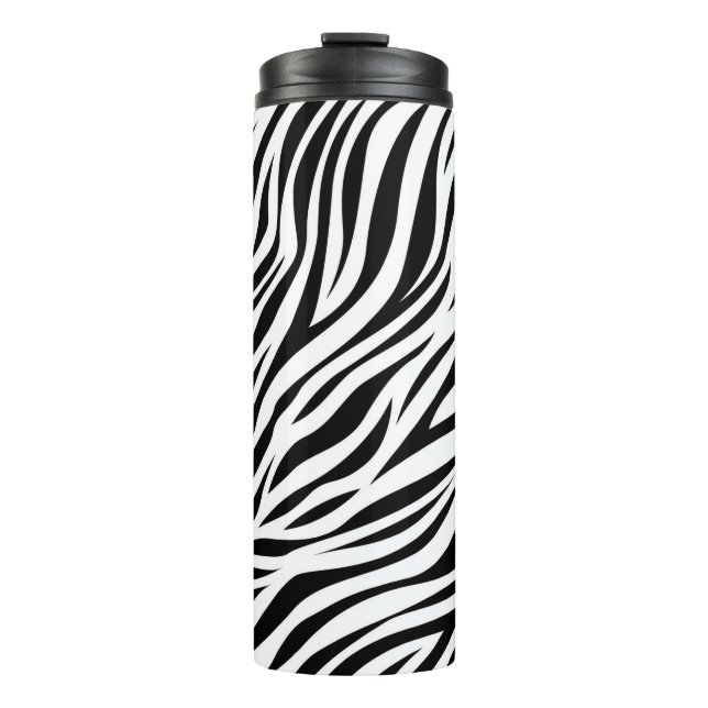 Garrafa Térmica Zebra Animal Skin Impressão Pattern-15391 (Frente)