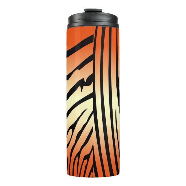 Garrafa Térmica Zesty Zebra Orange (Frente)
