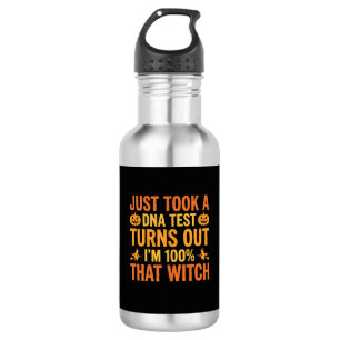 Garrafa Teste de DNA de Bruxa de Halloween Design Divertid