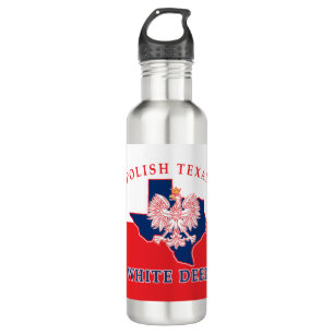 Garrafa Texano polonês de veado branco