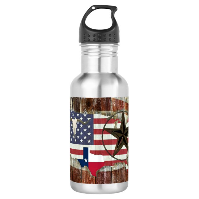 Garrafa Texas Lone Star Texas Long Horn (Frente)