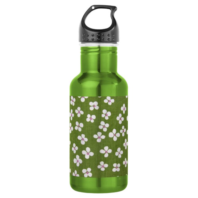 Garrafa Têxtil KIMONO Japonês, Padrão Floretal (Frente)