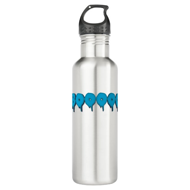 Garrafa texto fantasma engraçado (Frente)