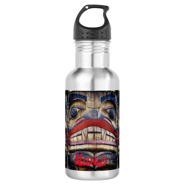 Garrafa Thunder_Cove Totem de Rosto Polar (Frente)