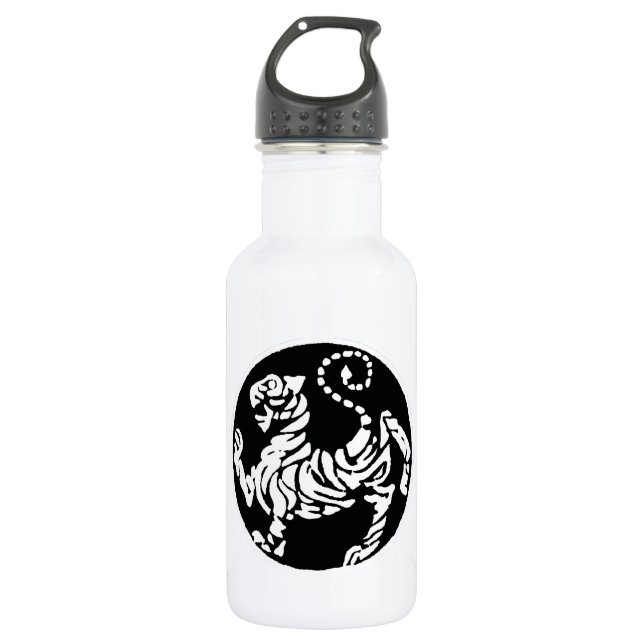 GARRAFA TIGER SHOTOKAN PRETO E BRANCO (Frente)