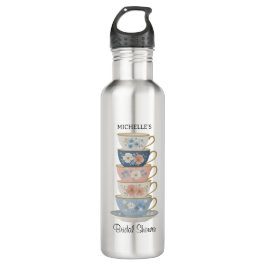 Garrafa Time for Tea Bridal Shower Water Bottle