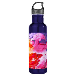 Garrafa Tinta Abstrato colorida moderna