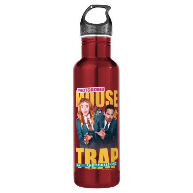 Garrafa Tom & Jerry com Kayla e Terrance - Armadilha de Mo (Frente)