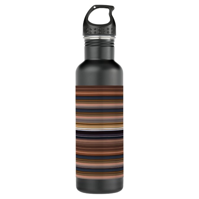 Garrafa Torres castanhos-azuis (Frente)