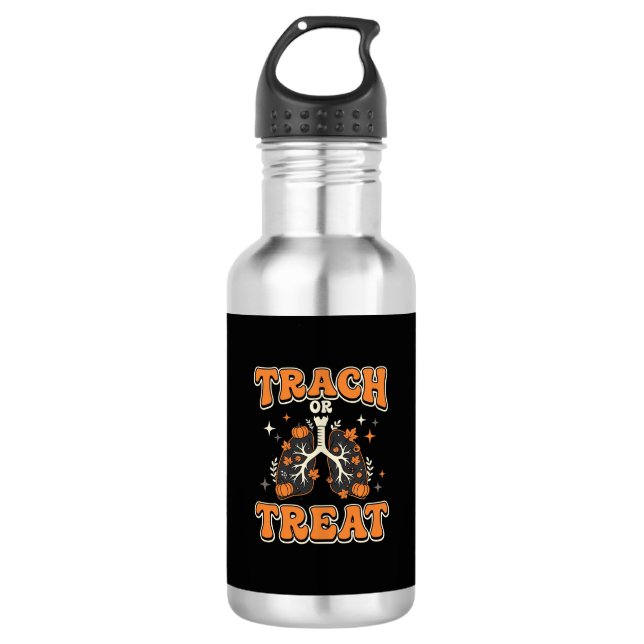 Garrafa Trach ou Tratamento Respiratório de Halloween (Frente)