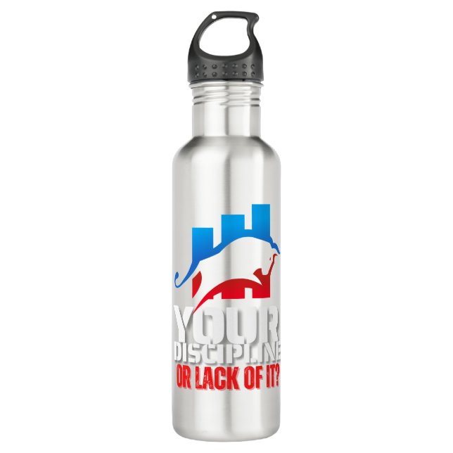 Garrafa Trader motivation | Bull | Discipline (Frente)