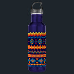 Garrafa Treasure Trove Tribal Collection Water Botle<br><div class="desc">Um padrão étnico vibrante com cores impressionantes. Projetado para você pelo Evco Studio.</div>