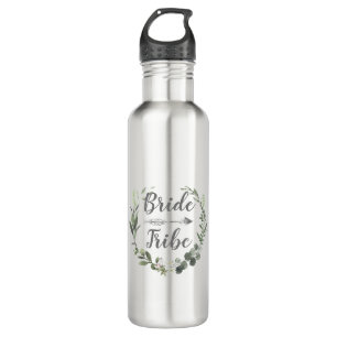 Garrafa Tribo Chic Foilage Boho Bride 