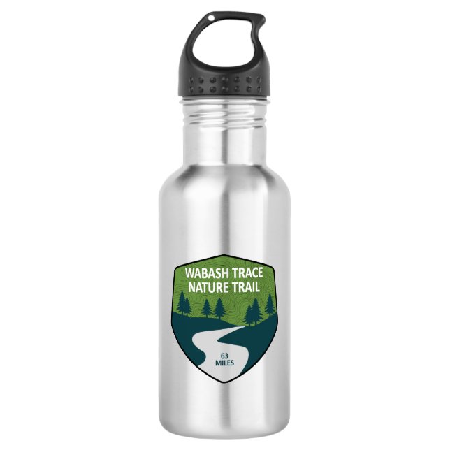Garrafa Trilha Natural Wabash Trace (Frente)