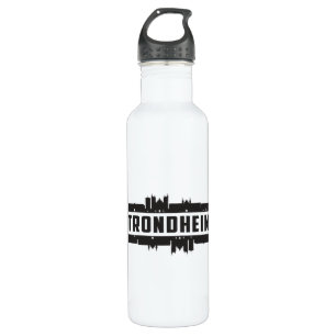 Garrafa Trondheim Norway City Skyline Cityscape Trip Gift