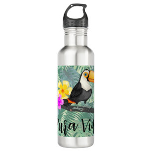 Garrafa Tropical Toucan Pura Vida Water Bottle