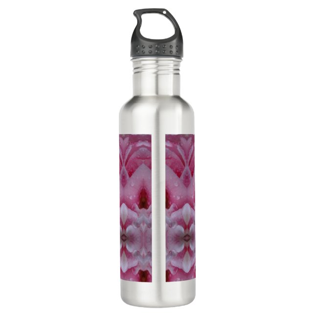 Garrafa Tulipa Rosa Ikat 5 (Verso)