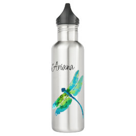 Garrafa Tumbler de libélula personalizado