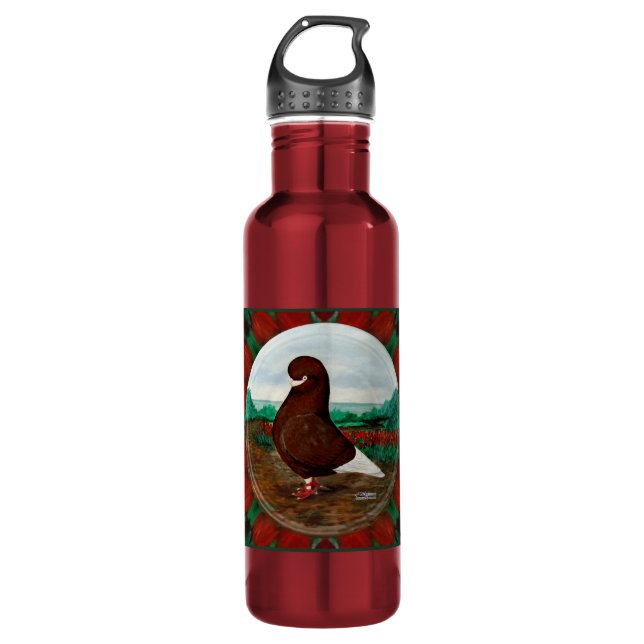 Garrafa Tumbler Red Beard Pigeon (Frente)