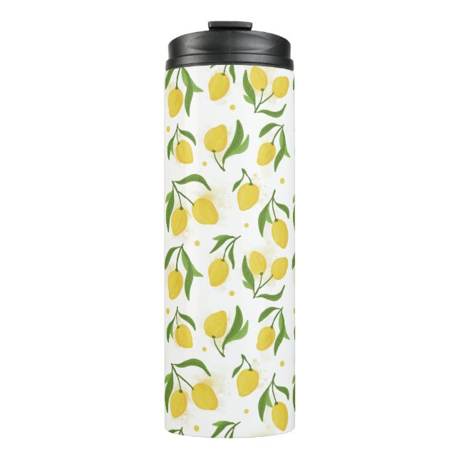 Garrafa Tumbler Verde Amarelo-limão (Frente)