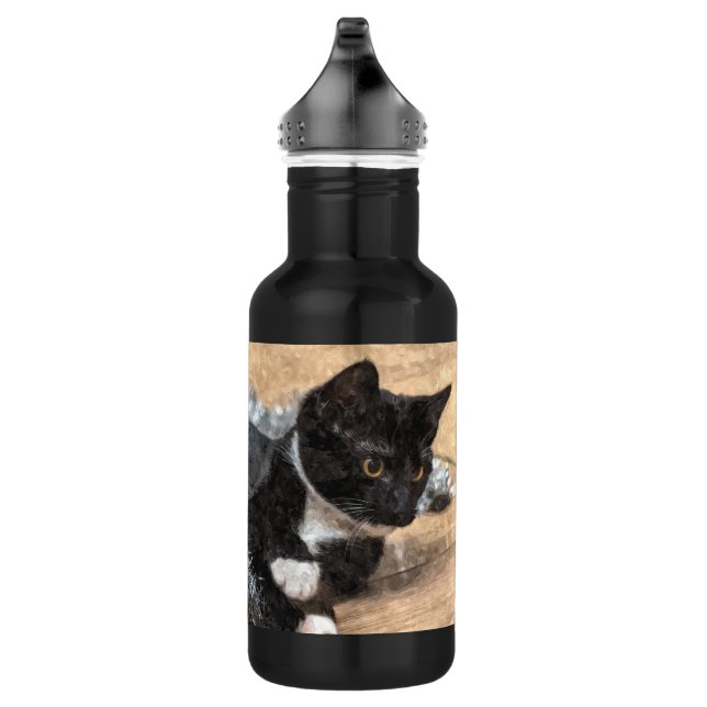 Garrafa Tuxedo Kitten Tinsel and Lights Painterly Stainers (Direita)