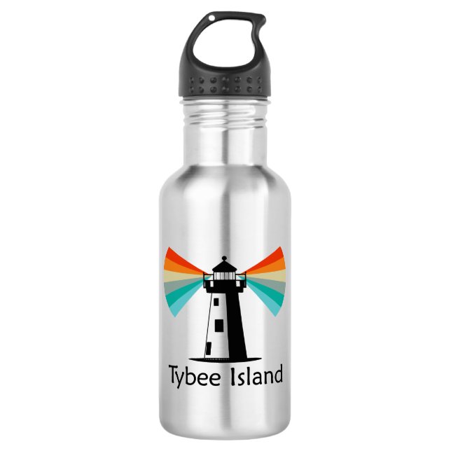 Garrafa Tybee Island Georgia Lighthouse Rainbow (Frente)