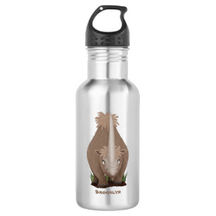 Garrafa Um desenho animado de Rinoceronte elasmotherium