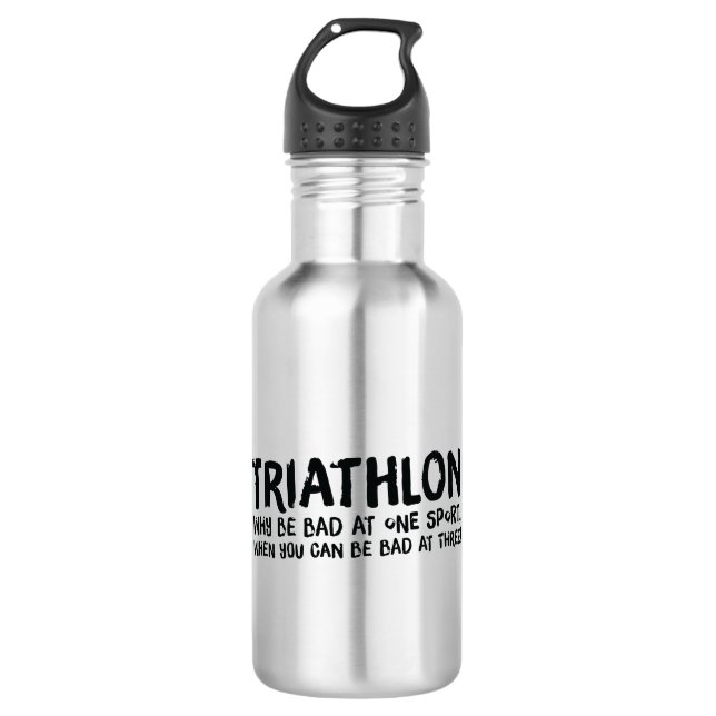 Garrafa Um presente Triathlon excelente para seu amigo ou  (Frente)