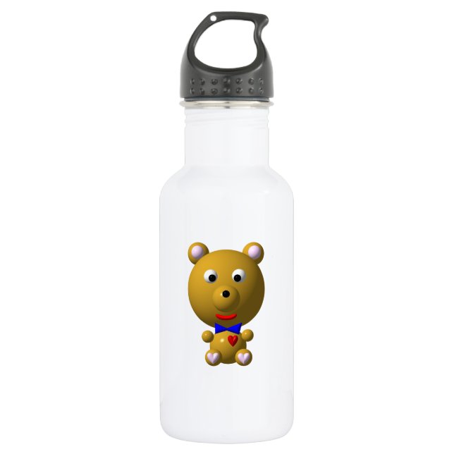 Garrafa Urso Fofo com Gravata Borboleta (Frente)