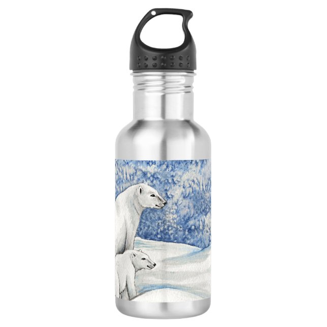 Garrafa Ursos de Neve Polar (Frente)